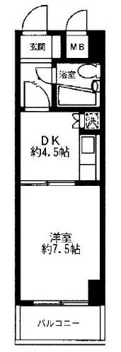 ホワイトガーデン東田5階 間取り