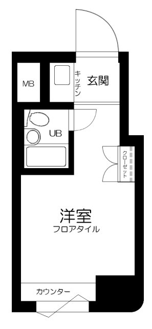 グランドハウスシャンティ8階 間取