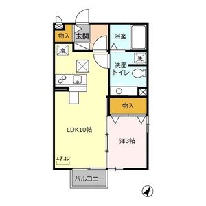 オークヒルズ　壱/弐/参番館壱101号室 間取