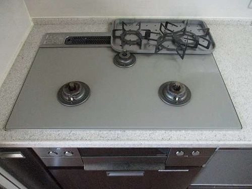 ライオンズマンション田無イーストレジデンス 3口ガスコンロ,グリル　※2025年8月撮影