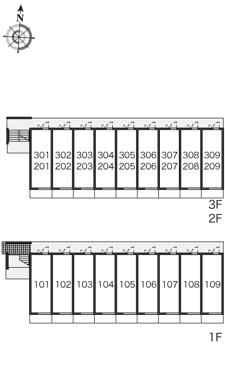 レオパレスブルファーニⅡ303号室 部屋その他