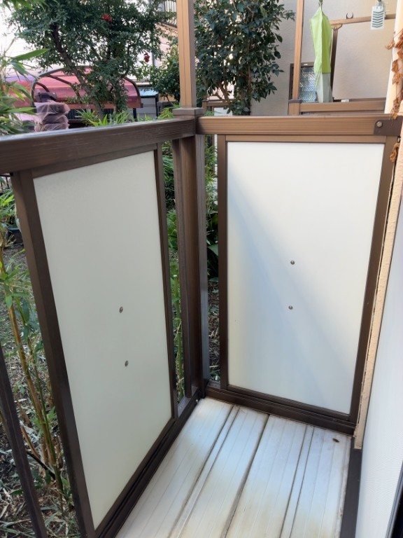 メゾンフジ102号室 バルコニー