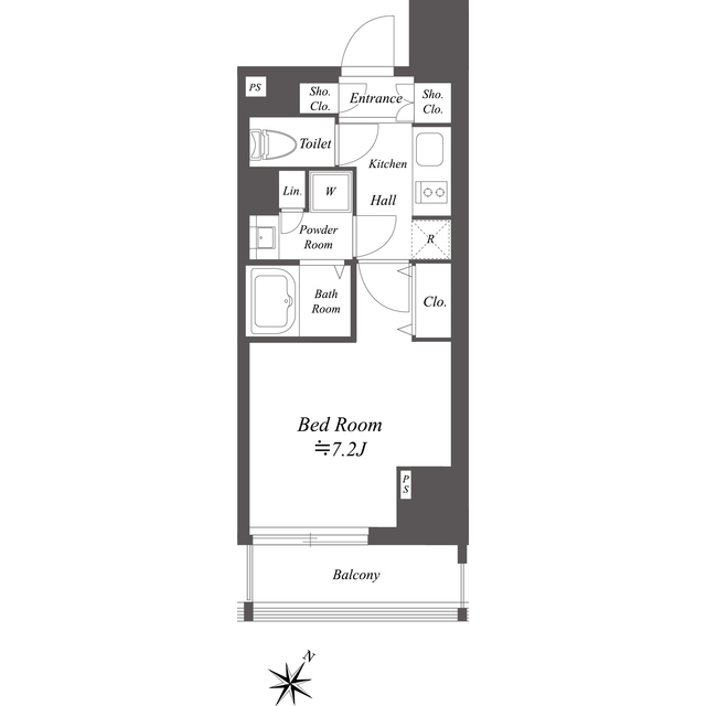 ブランシエスタ北品川0302号室 間取