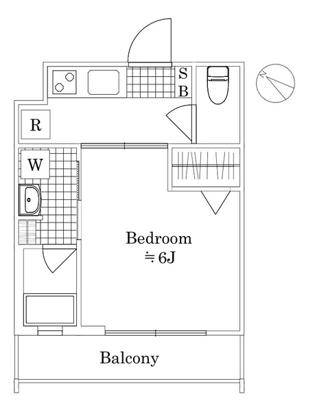 ラフィスタ元町Ⅰ203号室 間取
