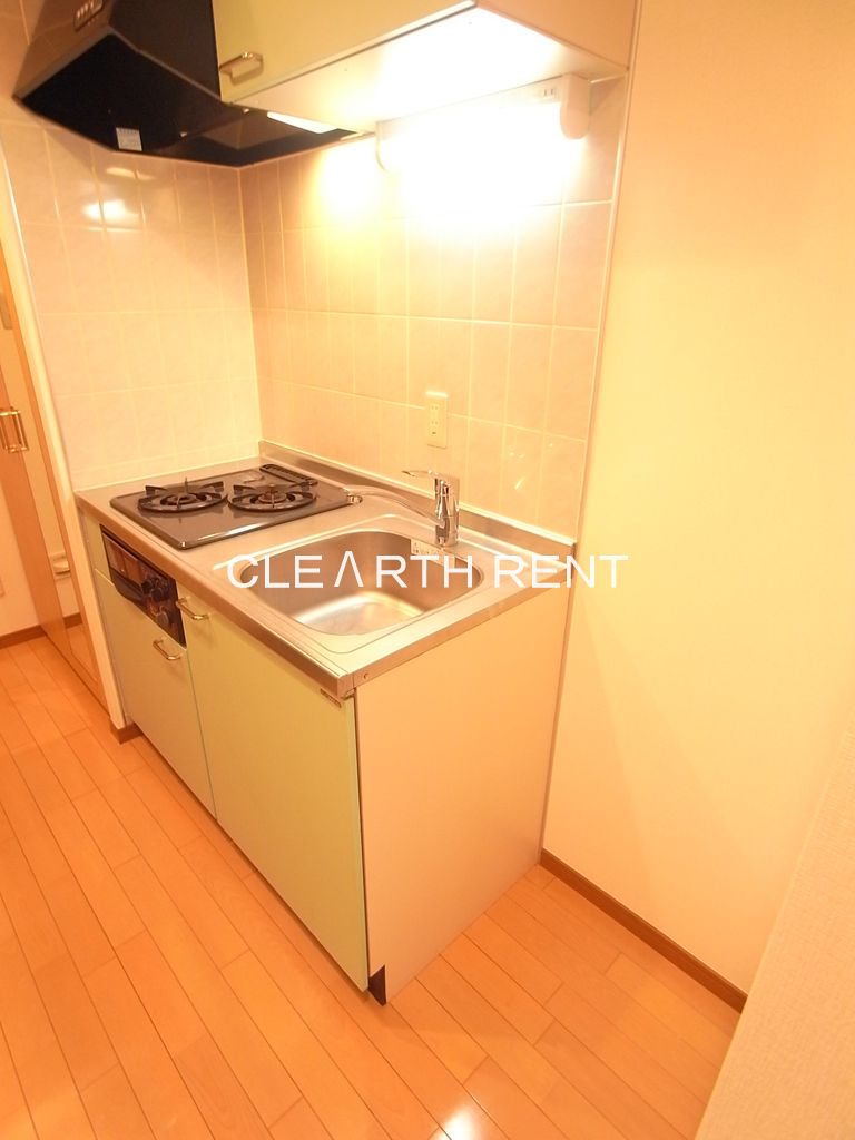 パレステュディオ渋谷ＥＡＳＴ2階 効率よく調理できるグリル付き２口ガスコンロ