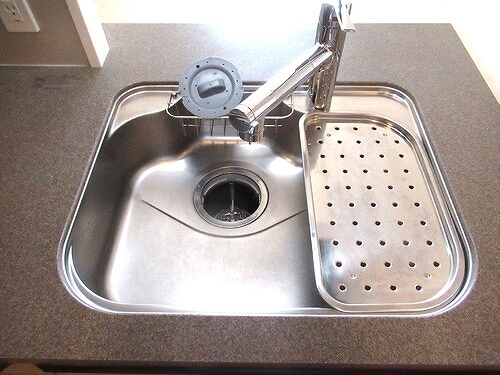 ライオンズタワー柏 シンク　※同タイプ別部屋2023年7月撮影