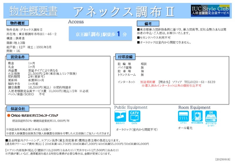 アネックス調布Ⅱ1階 部屋その他