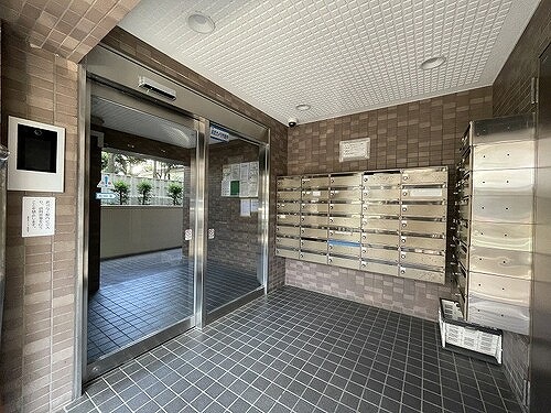 常盤台宝マンション1階 ロビー　※前回募集時2023年7月撮影