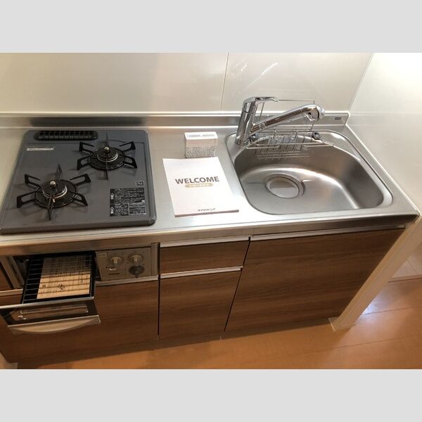 コートクレール103号室 システムキッチン(Siコンロ)