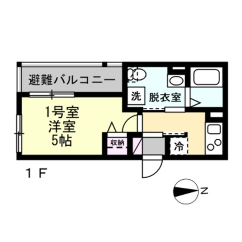 Rick鶴見201号室 間取