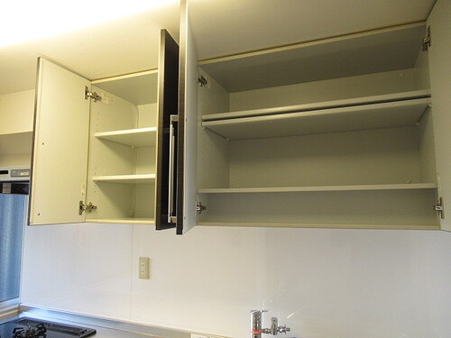 マンション白金台 キッチン上部収納
