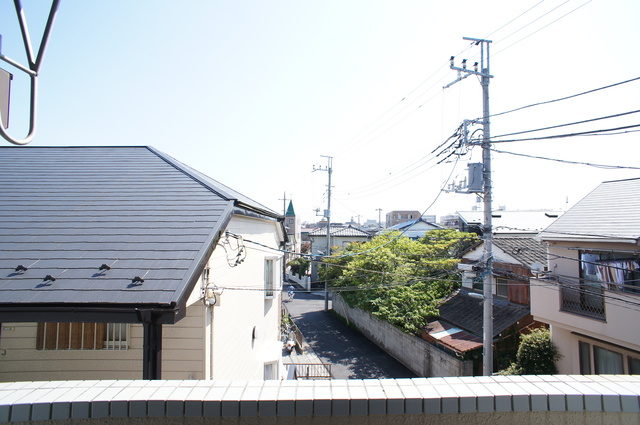 バーレーハイツ壱番館0201号室 眺望、日当たり良好