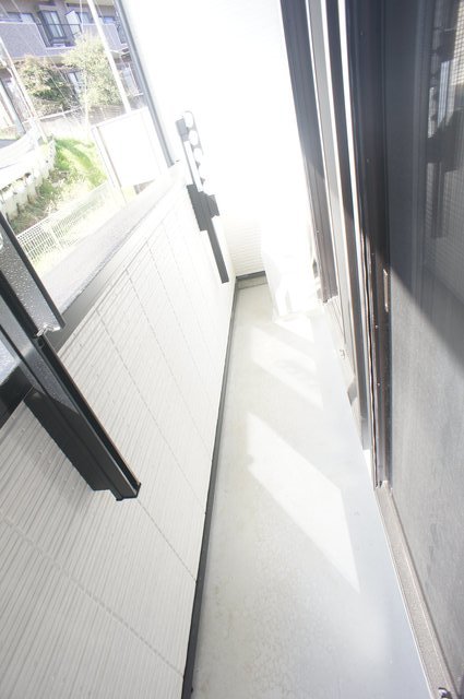 クオーレ田喜野井0105号室 バルコニー