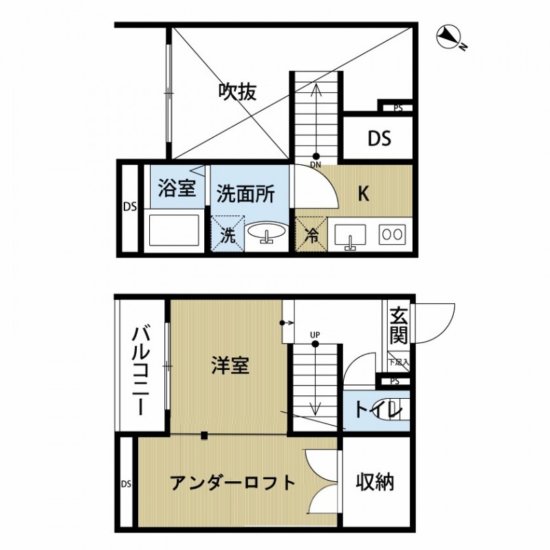 Ｌａ・Ｖｅｎｕｓ2階 間取