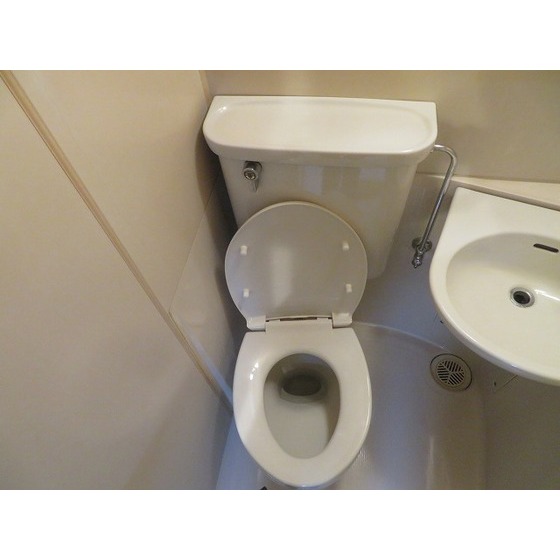 石神井台高野マンション ユニットバス内トイレ