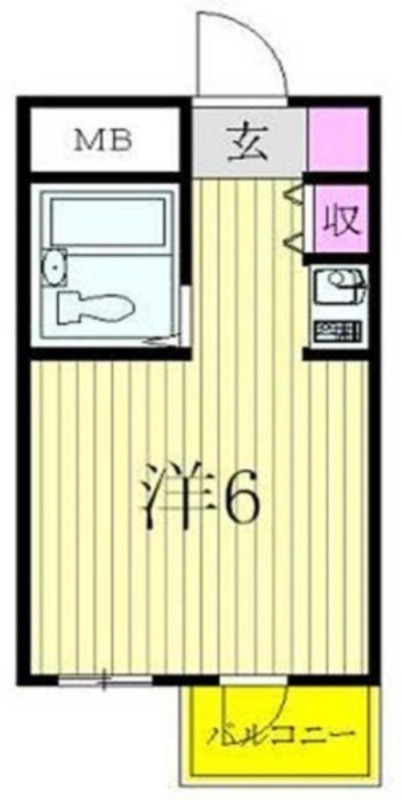 トップ西八王子2階 間取