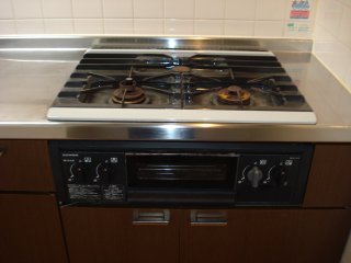 ガーデンリバティ201号室 ビルトインコンロ