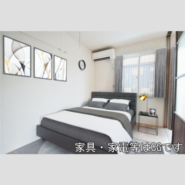 Premium Court105号室 居室(家具配置イメージ)