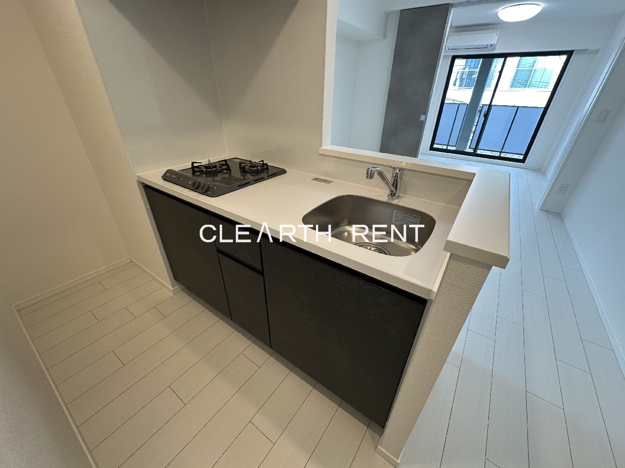 ＧＲＡＮ ＰＡＳＥＯ三宿3階 ガス２口システムキッチン