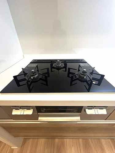 パークホームズ柏サンク 3口ガスコンロ　※2026年1月の写真