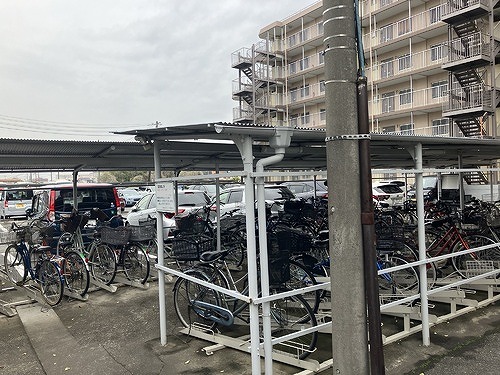 北越谷スカイハイツ2階 自転車置き場　※2026年04月の写真