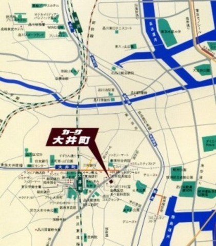 カーサ大井町6階 ◆ＭＡＰ◆