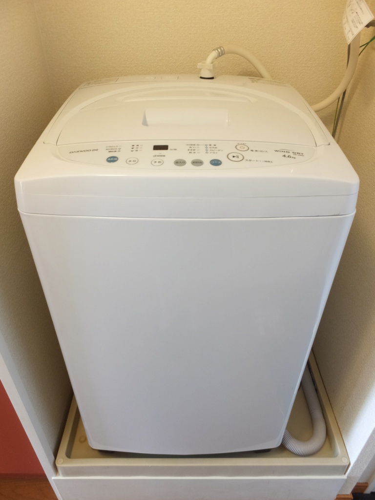 レオパレスサンライズ103号室 設置家電　洗濯機
