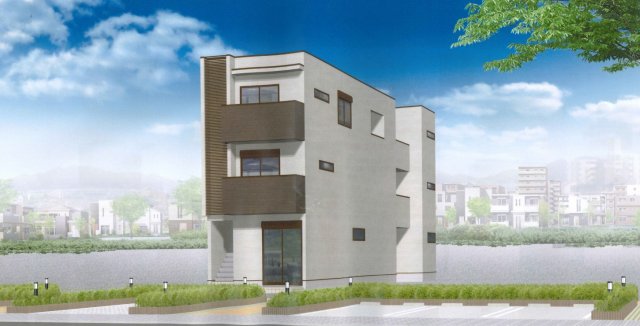 仮称）氷川町計画301号室 玄関ドア（桑炭色