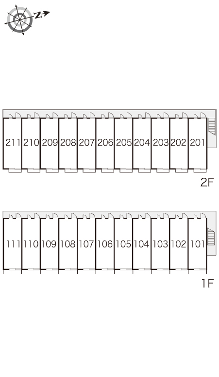 レオパレスアップハウス208号室 部屋その他