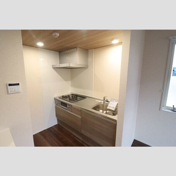 ハイクレスト201号室 キッチン　三口コンロ