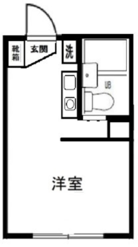 クロノス神田2階 間取