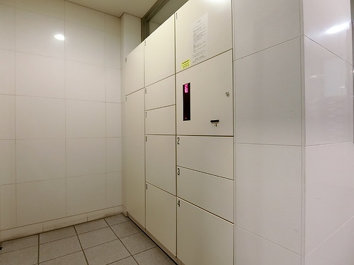 ライオンズマンション中野平和の森公園5階 宅配ボックス　※2017年9月撮影