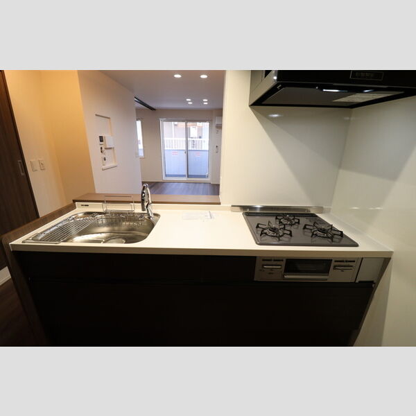 D-ROOM弁天Ⅳ202号室 対面キッチン