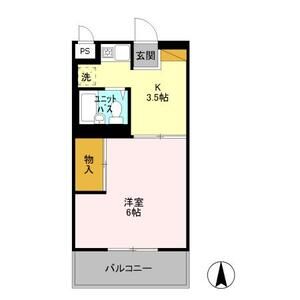 リジェール大久保Ⅲ103号室 間取