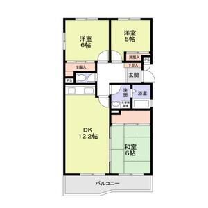 百合ヶ丘社宅B203号室 間取