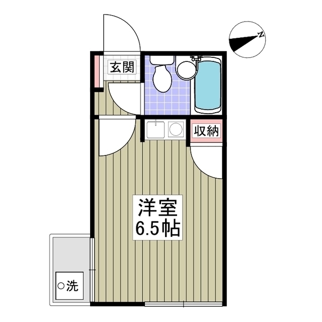 チェリー東宝203号室 間取