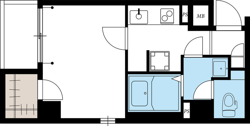 リブリ・ドルチェ5階 部屋その他