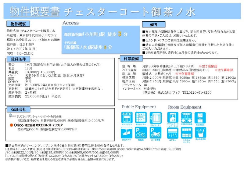 チェスターコート御茶ノ水8階 部屋その他