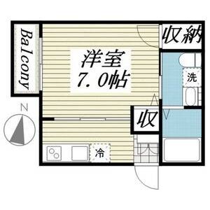 ベルグランデ吉野町0101号室 間取