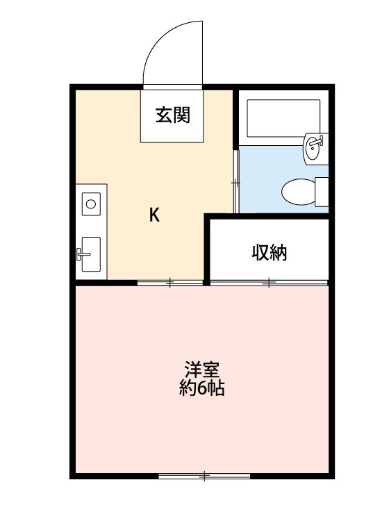 ３３０弘明寺1階 間取