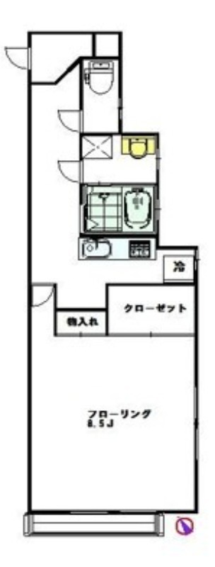 デュオーラ西原1階 間取