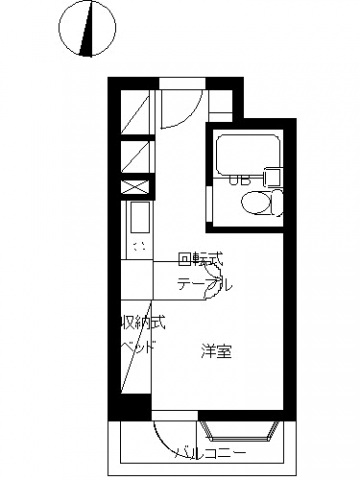 インペリアル南麻布サテライト503号室 間取