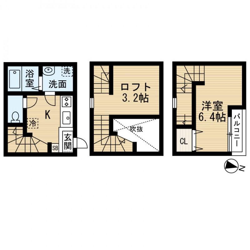 ＬＵＴＥＬＬＡ1階 間取