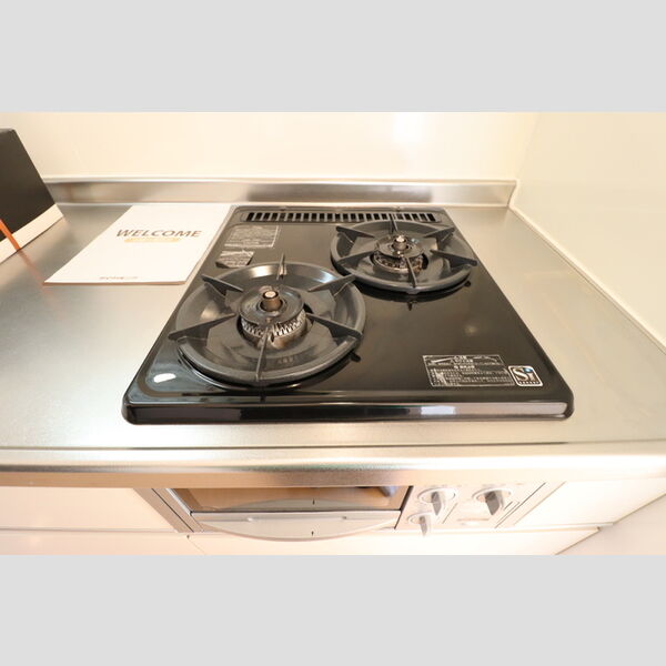 ソリエガーデン202号室 コンロ