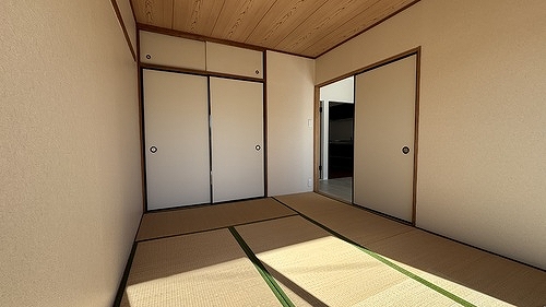 パールマンション船橋　１棟 和室６．３畳（内装前）