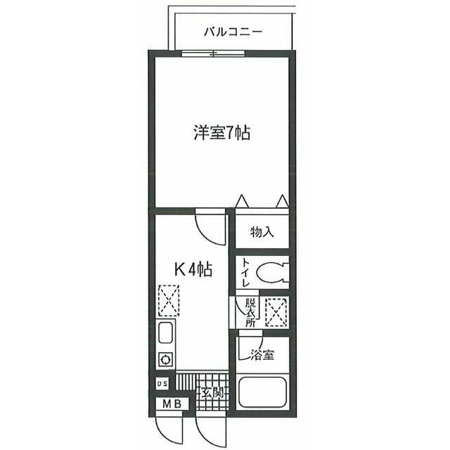 タウンコート池尻1階 間取