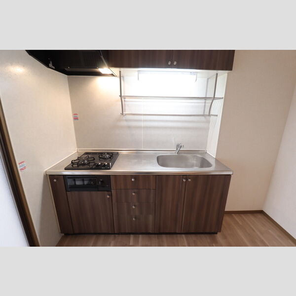 ハイツ・サンピーチ　C 2口ガスコンロ付システムキッチン