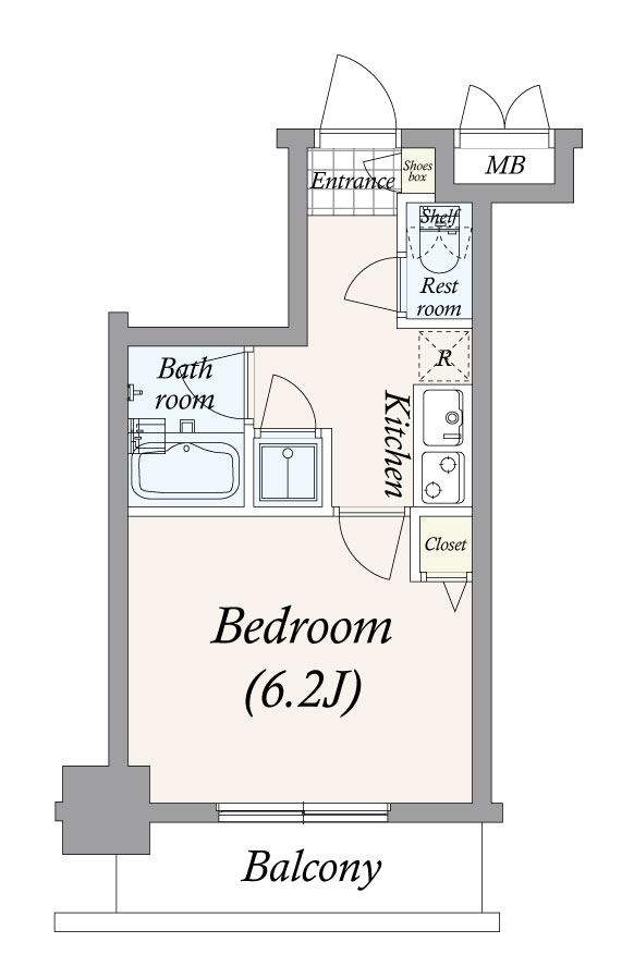 パレステュディオ文京南6階 ☆駅徒歩3分☆文京区デザイナーズマンション☆