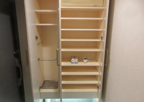 イトーピア大島ステーションコート12階 下足入　※2026年2月撮影の写真