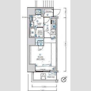 MAXIV常盤台TRE1102号室 間取